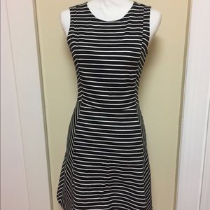 Cute JCrew black and white party dress